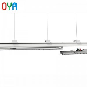 Dali Dimmable 40W LED 선형 트렁크 조명 시스템 7 와이어 트랙 레일 1200mm